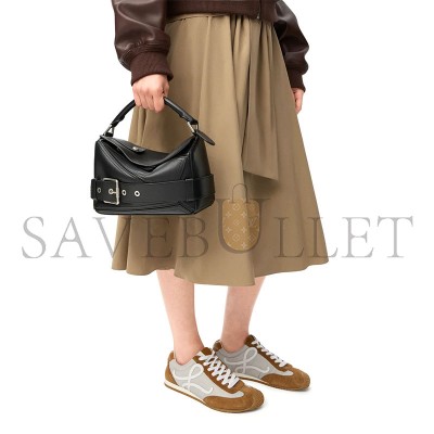 LOEWE SMALL PUZZLE BIKER BAG IN SHINY CALFSKIN A510S21XC7 (24*16.5*10.5cm)
